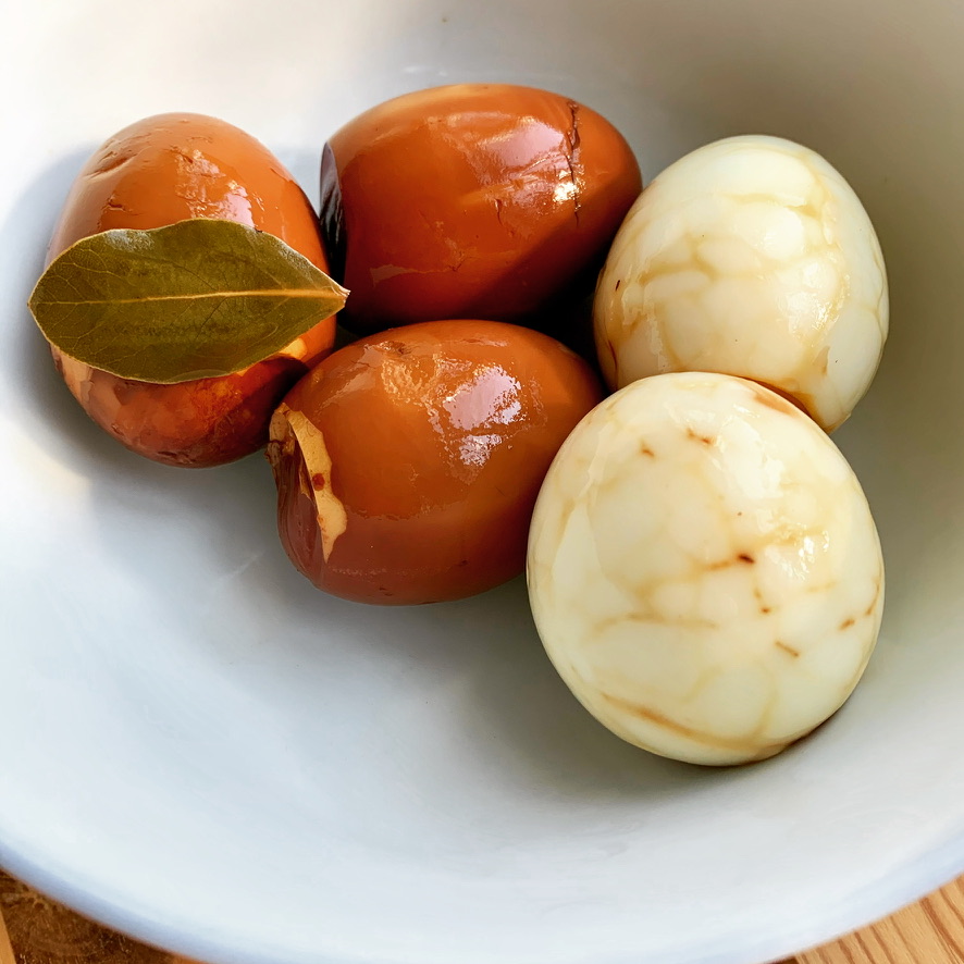 Experimenting with Chinese tea eggs